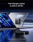 INIU 100W 2x USB-C 1x USB-A su 1.5m Kabeliu nuotrauka 2