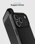 Spigen Rugged Armor MagFit  iPhone 17 Pro/18 Pro silikoninis dėklas nuotrauka 2