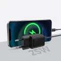 Joyroom mini fast charger USB Type C PD 25W EU pakrovėjas nuotrauka 3