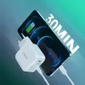 Choetech Fast Charger 2x USB Type C Power Delivery 40W 3A įkroviklis nuotrauka 3