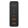 Baseus GaN2 Pro fast wall charger 100W USB / USB Typ C Quick Charge 4+ Power Delivery Black (CCGAN2P-L01) kroviklis nuotrauka 3
