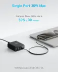 Anker USB-C kroviklis 6 Port Charging Station 112 W nuotrauka 3