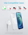 ANKER PowerWave 2 Magnetic 2-in-1 MagSafe bevielis kroviklis nuotrauka 3