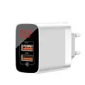 Baseus Mirror Lake 18W Quick Charge kroviklis 2USB nuotrauka 3