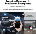 DDPAI Dual-channel Dashcam 1600P vaizdo registratorius nuotrauka 4