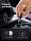 UGREEN  2x USB Type C / 1x USB 69W 5A  PD automobilinis įkroviklis nuotrauka 4