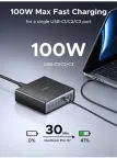 UGREEN USB C įkroviklis 200 W, 8 prievadų stalinis įkrovimo stotelė nuotrauka 4