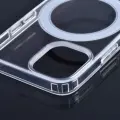 Silikoninis dėklas Clear MagSafe  Apple iPhone 16 nuotrauka 4