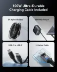 INIU 65 W USB C Charger, 3-in-1 2x USB - C  1X USB - A/ 65W buitinis įkroviklis nuotrauka 4