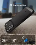 Spigen Rugged Armor MagFit  iPhone 17 Pro/18 Pro silikoninis dėklas nuotrauka 4
