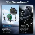 Baseus VC2 Flex Pro automobilinis laikiklis/bevielis kroviklis nuotrauka 5
