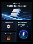 UGREEN Nexode 140W USB C PD 3.1  buitinis įkroviklis su 2M kabeliu USB C 240W nuotrauka 5
