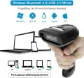 Bevielis barkodu skeneris skaitytuvas Bluetooth nuotrauka 6
