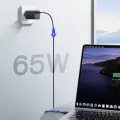 Joyroom kroviklis GaN 65W 3 jungtys (1x USB, 2x USB C) + kabelis Type C nuotrauka 6