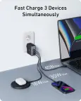 Anker Gan Kroviklis 100W 3 Ports USB-C 2x USB-A 1 nuotrauka 6