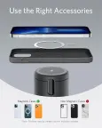 Anker 623 MagGo MagSafe Wireless 2-in-1 pakrovimo stotis su 20W USB-C krovikliu nuotrauka 6