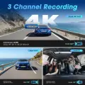 DDPAI Z60T4K Three channel Set vaizdo registratorius nuotrauka 6