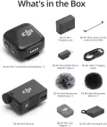 Belaidžio mikrofono rinkinys DJI Mic Mini (2 TX + 1 RX) nuotrauka 6
