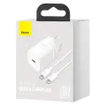 Baseus Super Si Quick Charger 1C 25W USB-C - buitinis įkroviklis su USB-C kabeliu nuotrauka 6