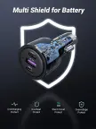 UGREEN  2x USB Type C / 1x USB 69W 5A  PD automobilinis įkroviklis nuotrauka 6
