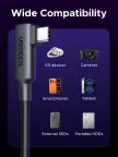 UGREEN VR kabelis USB 3.0 18W 5M duomenų kabelis su išoriniu maitinimu, skirtas Quest 2/3 nuotrauka 7