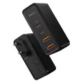 Baseus GaN2 Pro fast wall charger 100W USB / USB Typ C Quick Charge 4+ Power Delivery Black (CCGAN2P-L01) kroviklis nuotrauka 7