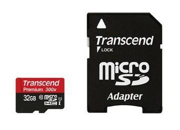 Memory Micro Sdhc 32gb W Adapt Class10 Ts32gusdu1 Transcend